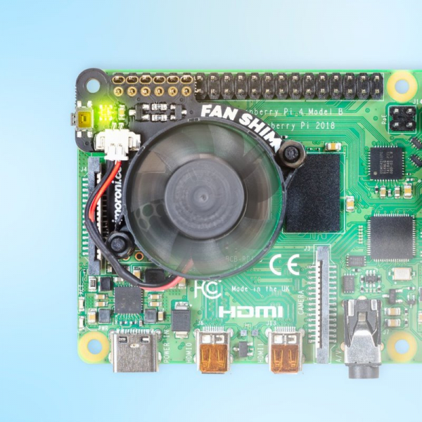 Ventilator controlabil Pimoroni Fan SHIM pentru Raspberry Pi 4